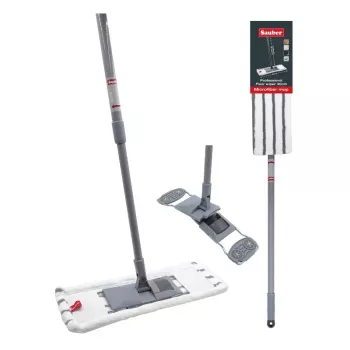 SAUBER grīdas birste 40cm ar teleskopisku rokturi