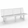 BICA dārza sols Olimpia 150x53x77cm balts