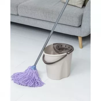 Tatay Ecohome atkritumu tvertne 12 L ar spiedpogu, pelēka (151104106)