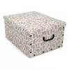 ORDINETT kartona kaste 49x39x25cm Big Box Goccia dažādās krāsās, zila/gaiši pelēka/bordo