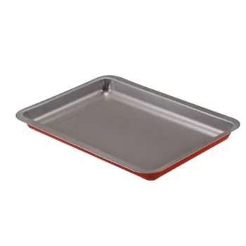 GUARDINI cepešpanna Rossana 39,5 x 30 x 2,5 cm, nepiedegoša oglekļa tērauda taisnstūra cepešpanna
