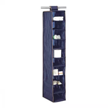 ORDINETT 10 plauktu organizators 20x29x120 cm zils