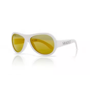 SHADEZ Classic White Teeny bērnu saulesbrilles, 7-15 gadi