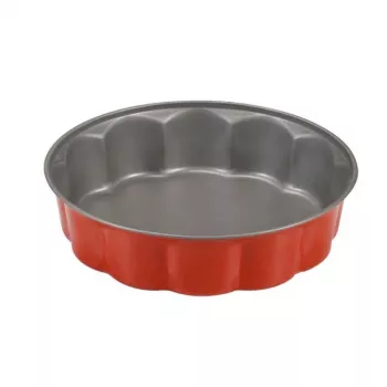 GUARDINI Rossana zieda formas kūkas forma Ø26x6,8cm antracīta pelēka