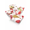 GUARDINI Savarine kūkas forma Silikona Juliette Ø24x5,5cm Sarkana