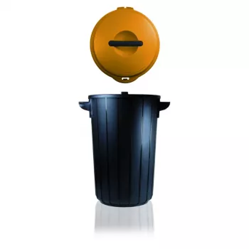 GIOSTYLE Eco Solution 35L atkritumu tvertne tumši pelēka/dzeltena