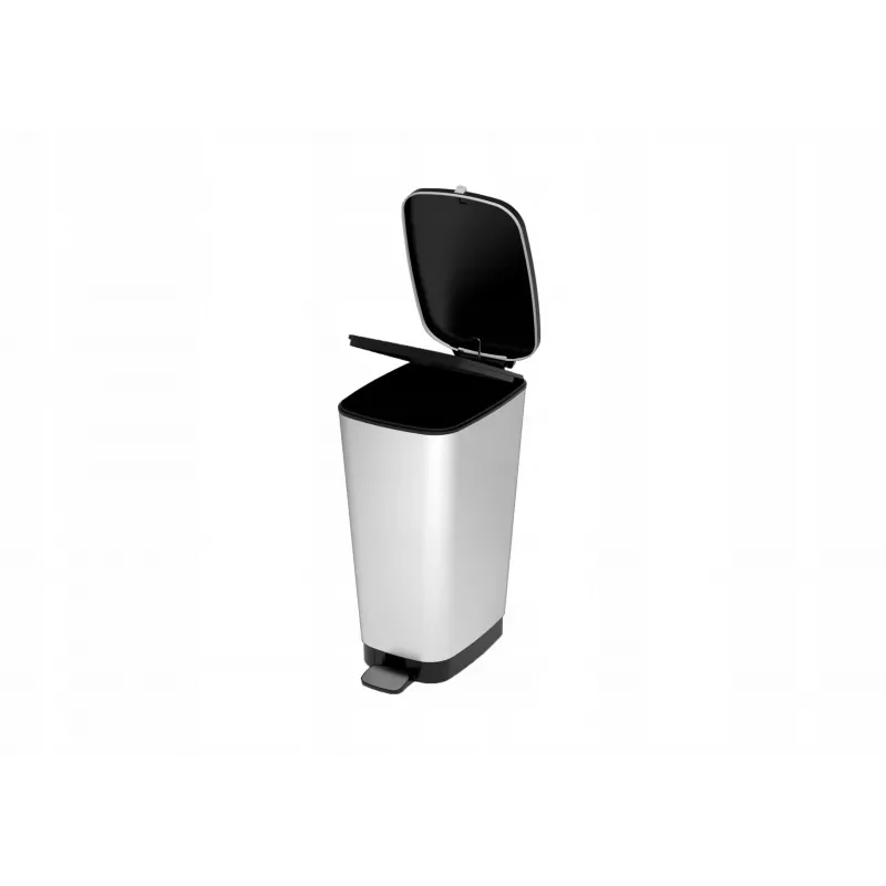 KIS pedāļa atkritumu tvertne Metallic Chic Bin L 45L Steel Grey