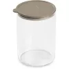 GIOSTYLE Con.Tengo apaļa barības bļoda M 1,2L pelēkbrūna