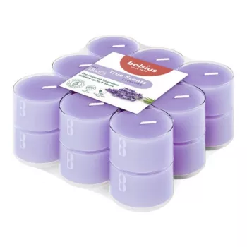 BOLSIUS True Scents Lavandas aromāta tējassveces – 18 gabalu smaržīgo sveču komplekts
