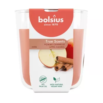 BOLSIUS True Scents smaržvielu svece stikla Apple Cinnamon 97x85mm