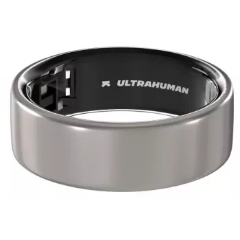 ULTRAHUMAN Ring Air viedais gredzens Raw Titanium 5. izmērs