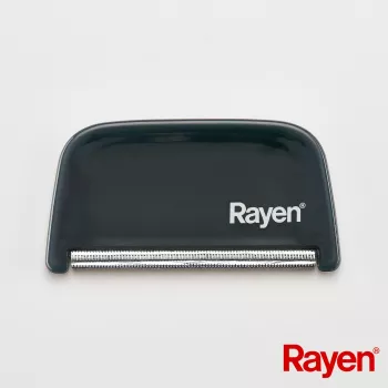 RAYEN Pūku noņēmējs, uzlādējams auduma skuveklis ar nerūsējošā tērauda asmeņiem