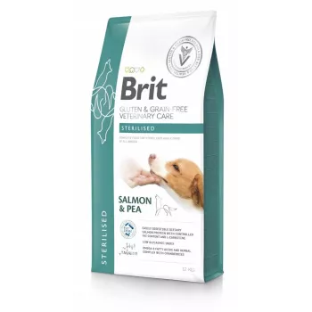BRIT Grain Free Vet Care Dog Sterilised - Sausā suņu barība - 12 kg