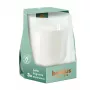 BOLSIUS Clean Light smaržīgā svece stikla traukā ar vaniļas un tonkas pupiņu aromātu Ø95x85mm