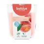 BOLSIUS True Scents smaržīga stikla svece persiks Ø97x85mm