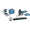 Makita zāģu komplekts MEU029J (SP6000J + 4351FCTJ) - iegremdējamais ripzāģis un elektriskā figūrzāģis ar svārsta kustību, zils/melns