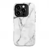 Evelatus Armor vāciņš Apple iPhone 15 Pro – TPU+PC hibrīds, marmora balts pielāgots dizains