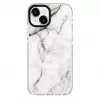 Evelatus Apple iPhone 15 PC+TPU apvalks ar MagSafe Marmora balts