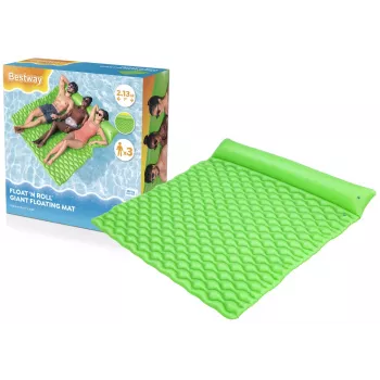 Bestway 21675 piepūšamais peldmatracis trīs personām 213 x 170 x 21 cm 44106
