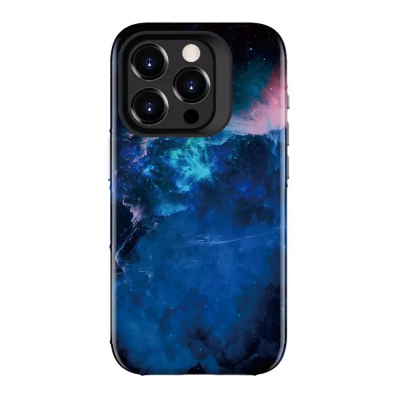 Evelatus Apple iPhone 15 Pro Max bruņu futrālis TPU+PC Galaktikas raksts
