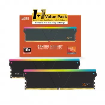 V-Color Manta XSky RGB 16GB DDR5-6000 CL30 EXPO atmiņas modulis, melns