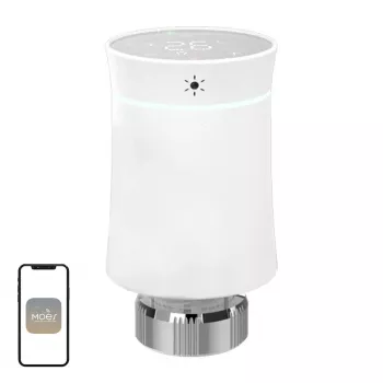 MOES TRV BY100 ZigBee pieskāriena termostatiskā galva