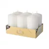 PAPSTAR staba svece 11,5 cm balta