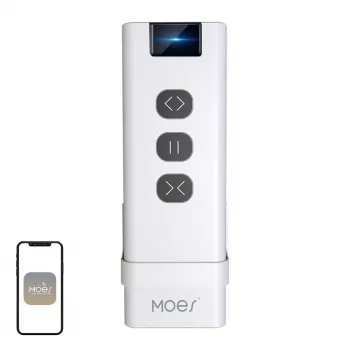MOES YK2169 ZigBee 3.0 bezvadu ainu slēdzis, 4 pogu, 12 ainas, ar bateriju, balts