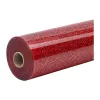 HTVRONT Glitter termiskā pārneses plēve, 30,5 cm x 90 cm (sarkana)