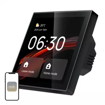 MOES CCP-TY-LN Wi-Fi/ZigBee vadības panelis ar 4 inch LCD displeju