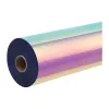 HTVRONT hologrāfiskā pašlīmējošā plēve, 30,5 cm x 90 cm (rozā)