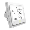 MOES BHT-002 Wi-Fi LCD viedais ūdens sildīšanas termostats, skārienekrāns, lietotnes un balss vadība, balts