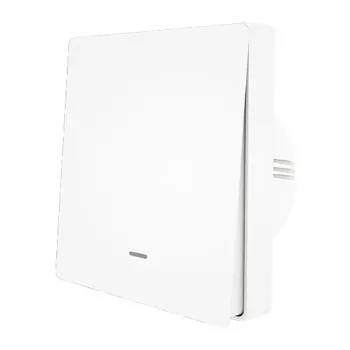 MOES ZS-B-EU1 ZigBee 1 kanāla apgaismojuma slēdzis (nav nepieciešams neitrāls vads, balts)