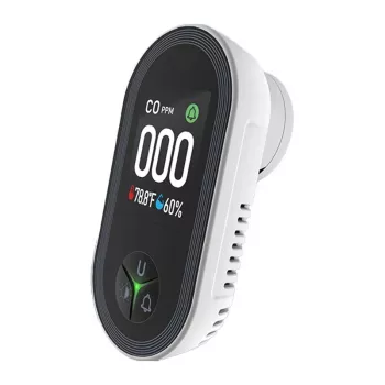 MOES S02-CO oglekļa monoksīda detektors, Zigbee 3.0, LCD displejs, 85dB signalizācija