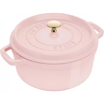 STAUB La Cocotte apaļš čuguna kastrolis 5.2L Blossom Pink