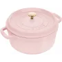 STAUB La Cocotte apaļa čuguna kastrolis 3,8 L Ķiršu ziedu rozā