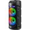 Defender CRASHBOOM 16W pārnēsājams Bluetooth skaļrunis ar karaoke, FM, LED, TWS, mikrofonu un tālvadības pulti - melns