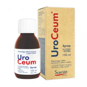 Scanvet Uroceum 100 ml orālais šķidrums urīnceļu papildinājums suņiem un kaķiem