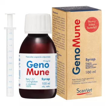 SCANVET GenoMune šķidrs uztura bagātinātājs suņiem un kaķiem, 100 ml