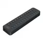 ORICO CT2U3-13AB-EU-BK-BP 13 portu USB 3.0 centrmezgls ar 60W barošanas adapteri, melns