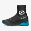 Scarpa Ribelle Run Kalibra G vīriešu skriešanas apavi bezceļa skriešanai, BOA Fit, GORE-TEX, melns/zils, EU 45