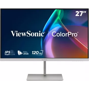ViewSonic VP2766-2K-W 27 inch QHD IPS 120Hz USB-C dokstacijas monitors, balts