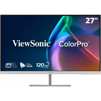 ViewSonic VP2766-2K-W 27 inch QHD IPS 120Hz USB-C dokstacijas monitors, balts