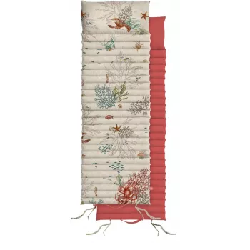 ROSE&TULIPANI SEA LIFE Piepūšamais pludmales paklājs 180x60x12 cm Daudzkrāsu
