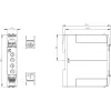 Siemens 3RP25551AW30 Asimetrisks impulsu laika relejs, 24-240 V AC/DC, 2 CO, 0,05 s - 100 h, DIN sliede