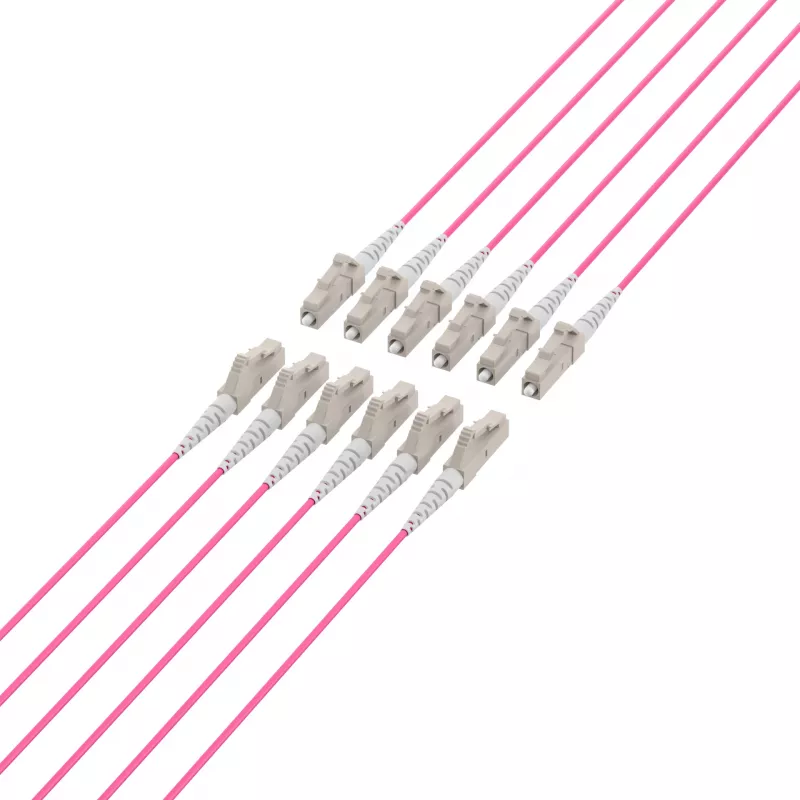 EFB Elektronik maģistrālais kabelis U-DQ ZN BH OM4 12G 1x12 LC-LC 90m Dca LSZH - optiskās šķiedras kabelis - 90 m O8342S90OM4