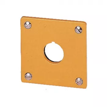 Eaton M22-EY1 montāžas plāksne, dzeltena, alumīnija, IP65, 72 x 72 mm 216542