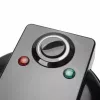 EMERIO WM-131149 vafeļu panna ar nepiedegošu pārklājumu, bez BPA, melna