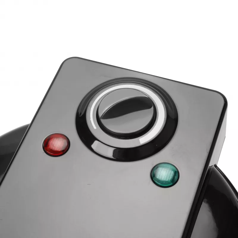 EMERIO WM-131149 vafeļu panna ar nepiedegošu pārklājumu, bez BPA, melna