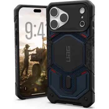 UAG Urban Armor Gear Monarch Pro MagSafe vāciņš Apple iPhone 18 Pro Max/17 Pro Max - Kevlar Mallard (zils) 114568113955